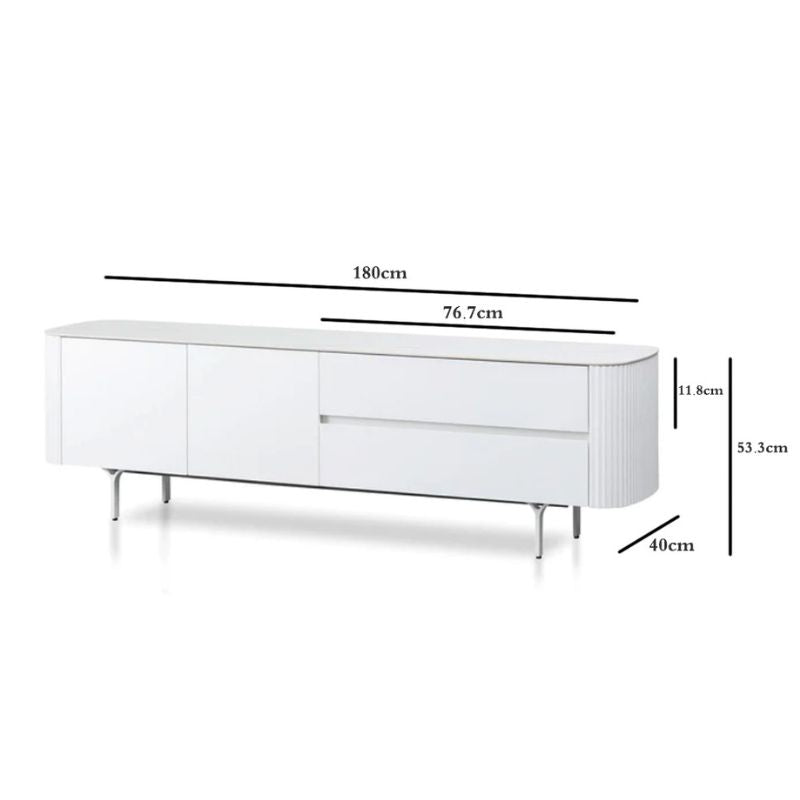 Carter TV Stand - White