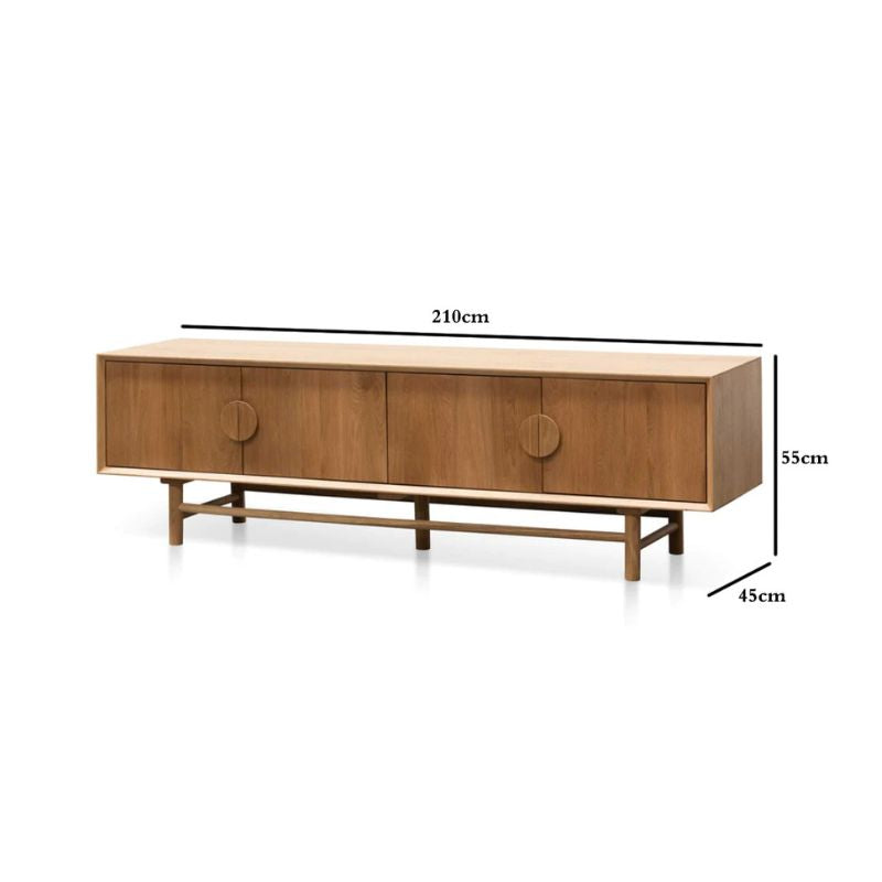 Damien Wooden TV Stand - Natural