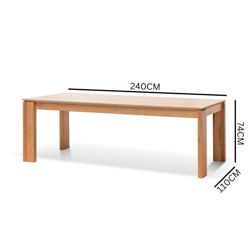 Amparo 2.4m Dining Table - Messmate