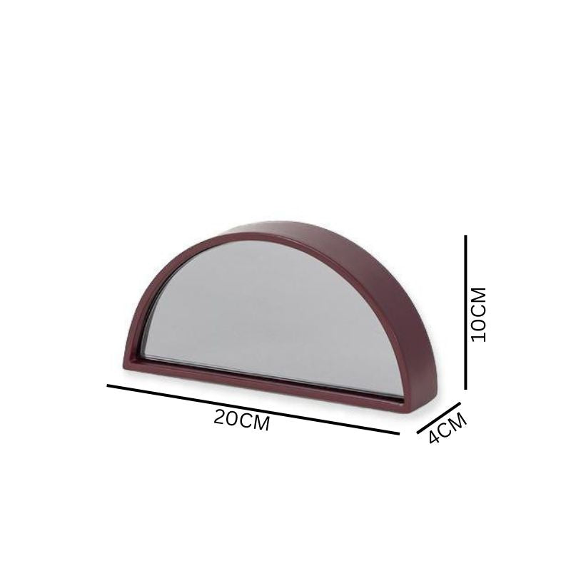 Arabella 20cm Arc Mirror - Wine