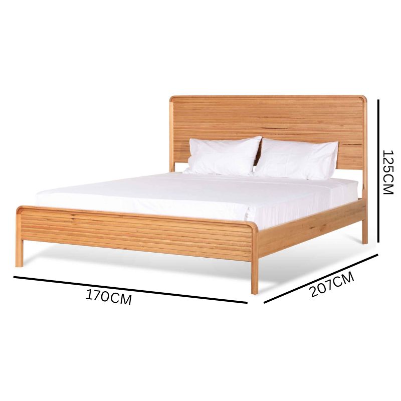 Archie Queen Bed Frame - Messmate