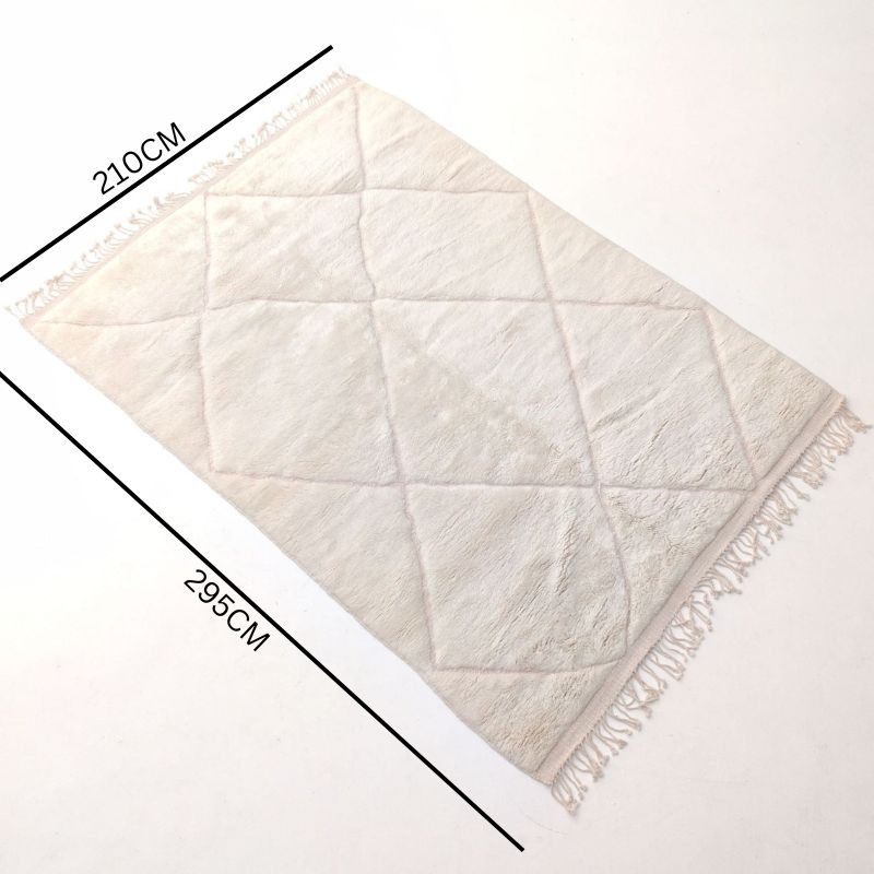 Beni Ourain Rug - Classic - Pale Pink (Large)