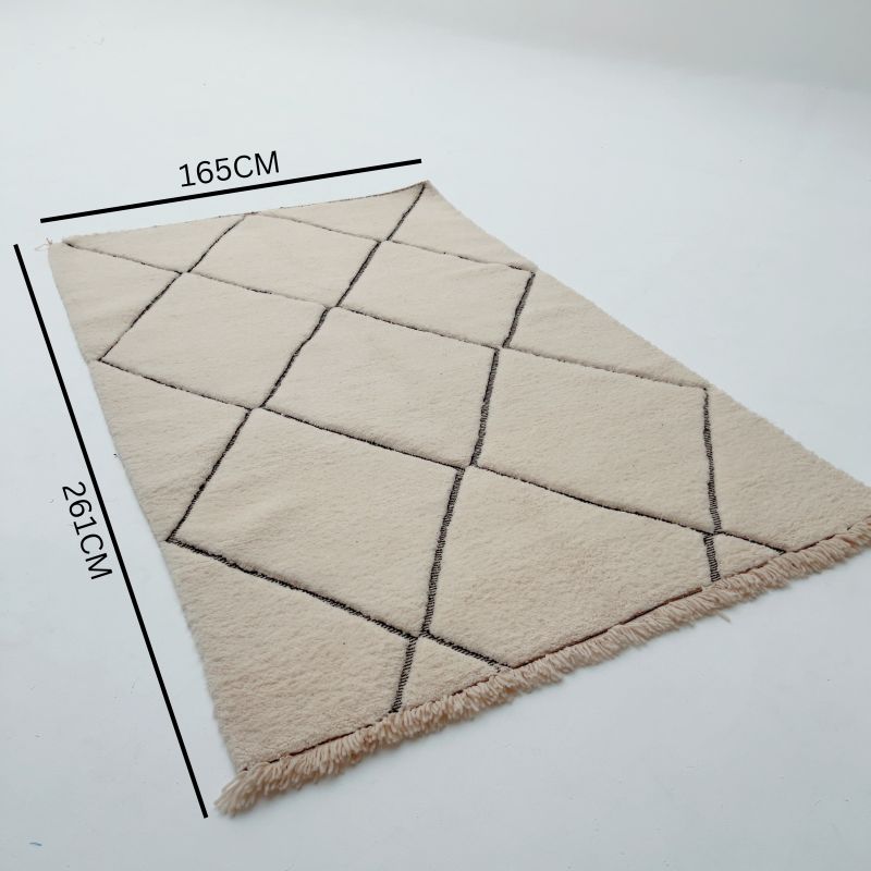 Beni Ourain Rug - Classic Diamond Shapes