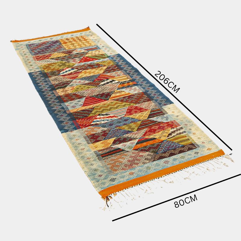 Berber Kilim Runner- Sahara Dunes Multicolour
