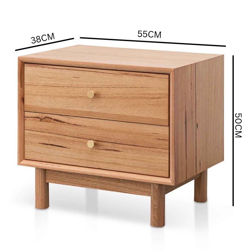 Camryn Bedside Table - Messmate