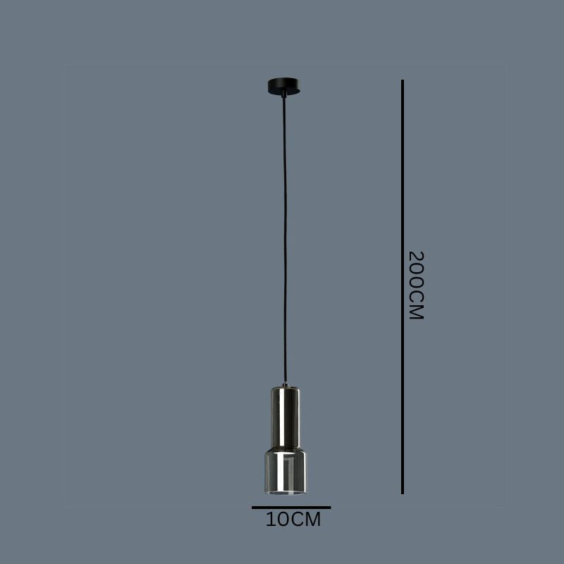 Ceiling Lamp Inda / Metal & Glass