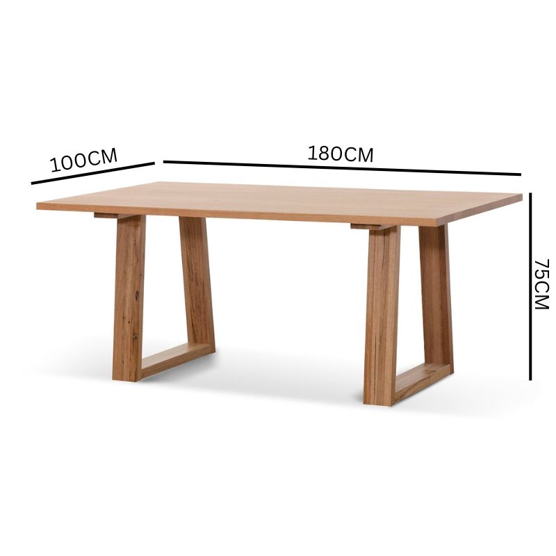 Chamile 1.8m Dining Table - Messmate