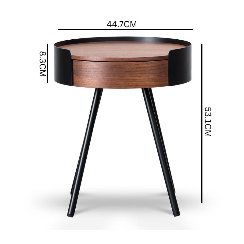 Colin Side Table - Walnut