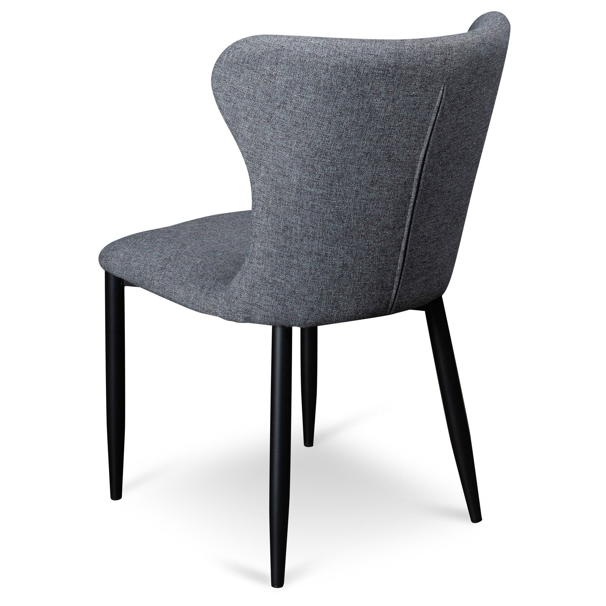 Anastasia Fabric Dining Chair - Pebble Grey