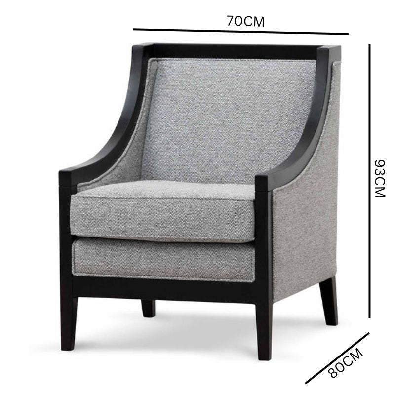 Dustin Armchair - Sterling Charcoal