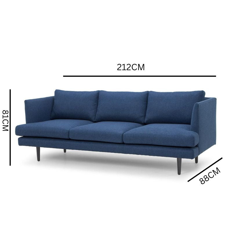 Eleanor 3S Sofa - Navy