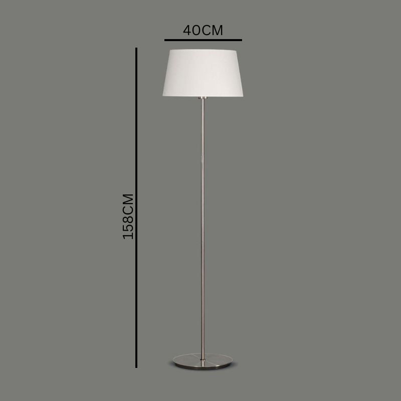 Floor Lamp Dekla / Metal & Cotton