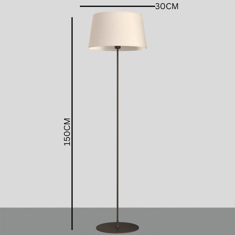 Floor Lamp Stilo / Metal & Cotton