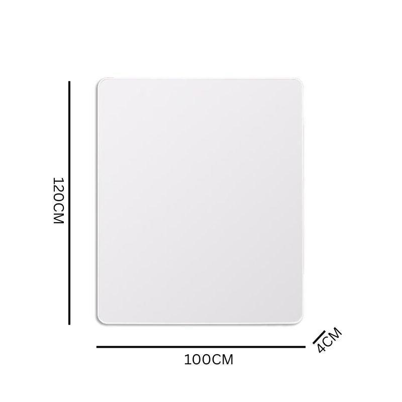 Flora 120cm Curve Rectangular Mirror - White