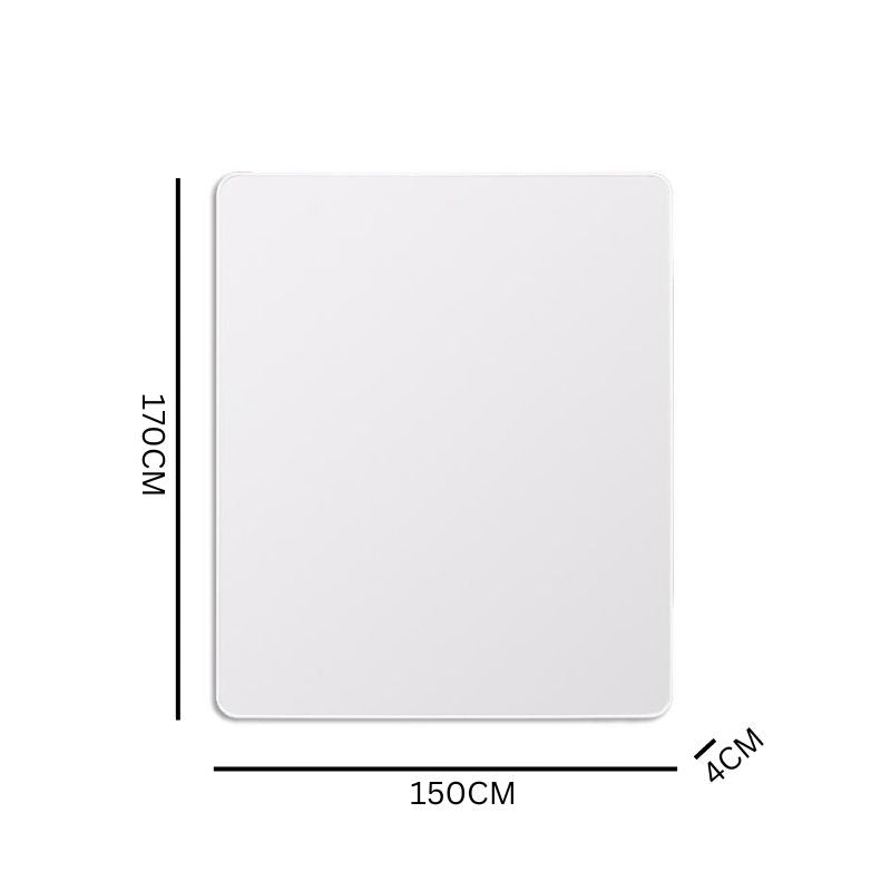 Flora 170cm Curve Rectangular Mirror - White