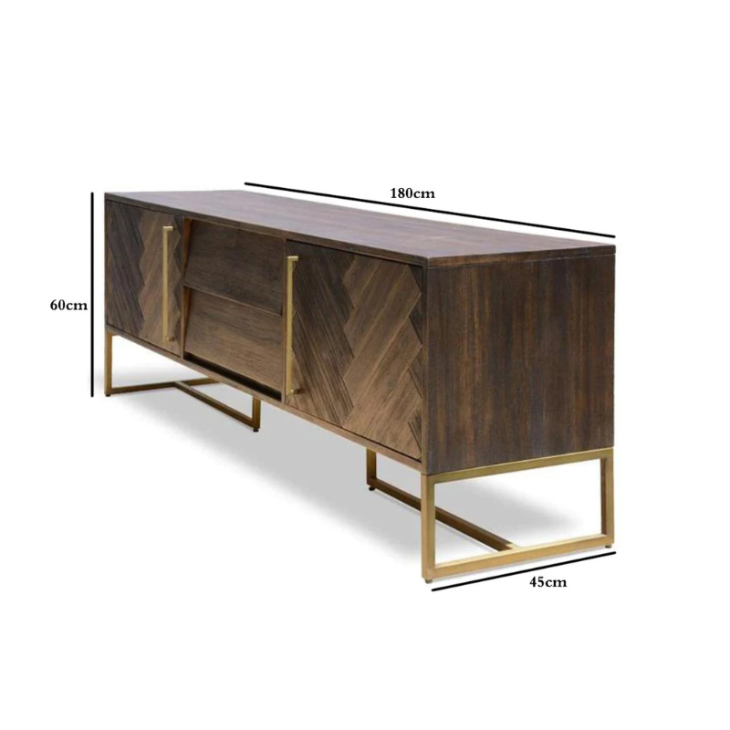 Harper Herringbone Entertainment Unit