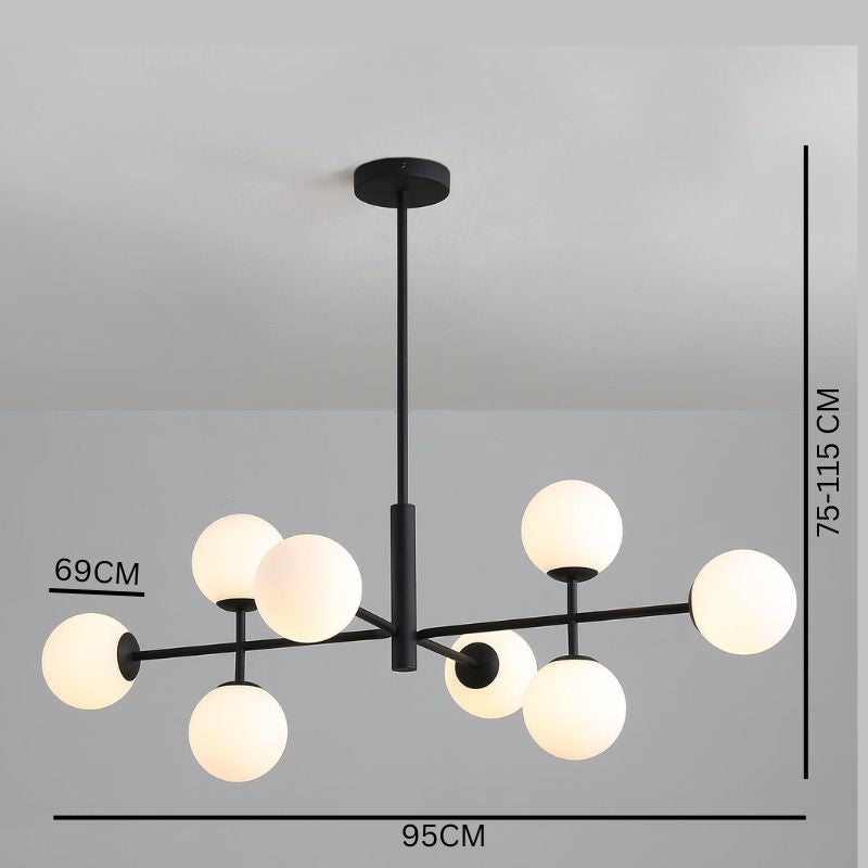 Ceiling Lamp Doris / Glass & Metal