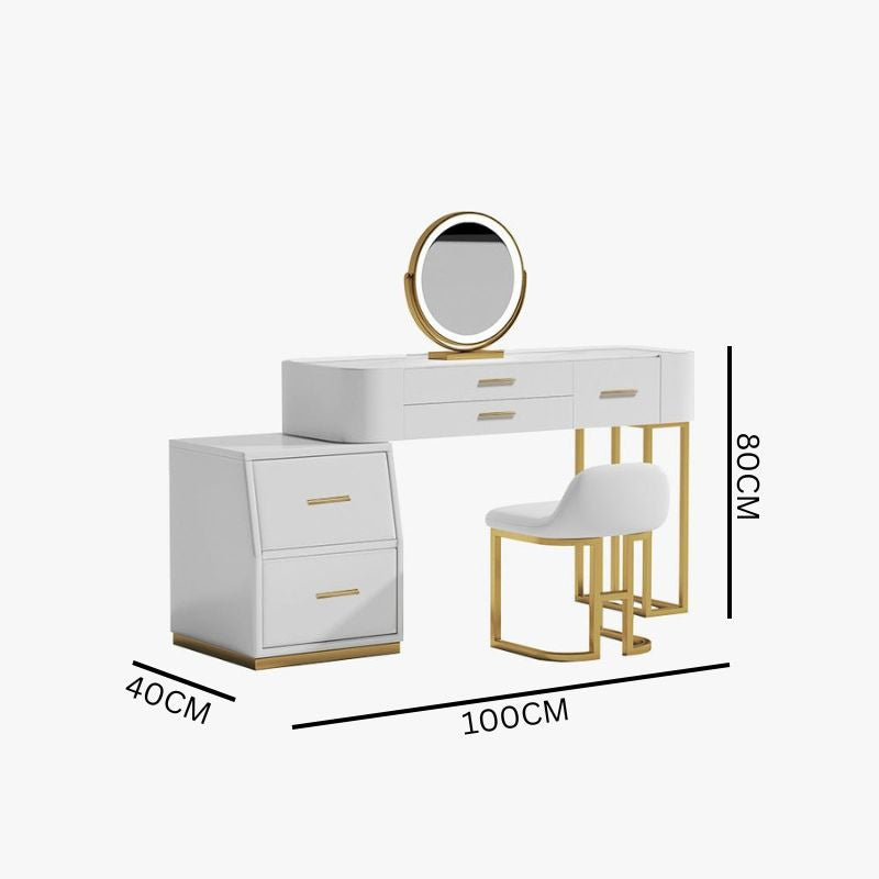 Istanbul L-Shaped Vanity Set