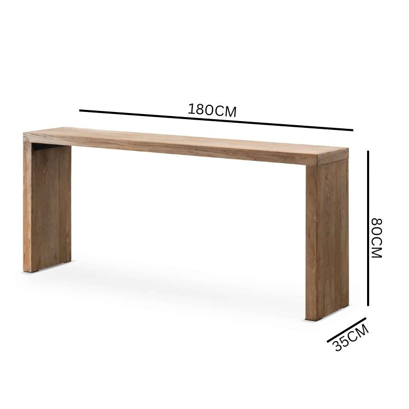Jesse Wood Console Table - Natural