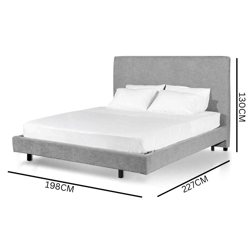 Juliette King Bed Frame - Flint Grey