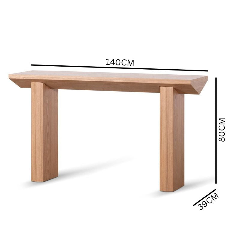Karumi Oak Console Table - Natural