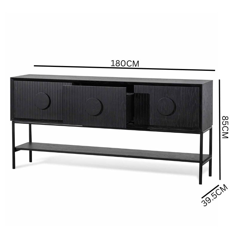 Koichi 1.8m Console Table - Black
