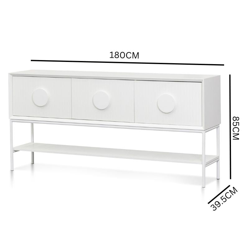 Koichi 1.8m Console Table - White