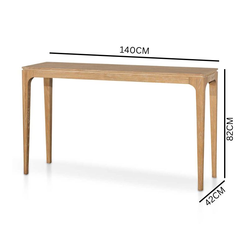 Landon Oak Console Table - Natural