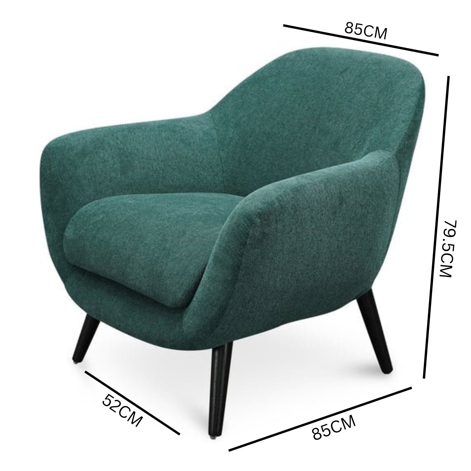 Lila Armchair - Green