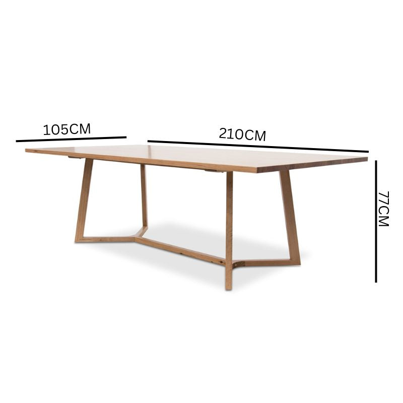 Margery 2.1m Dining Table - Messmate
