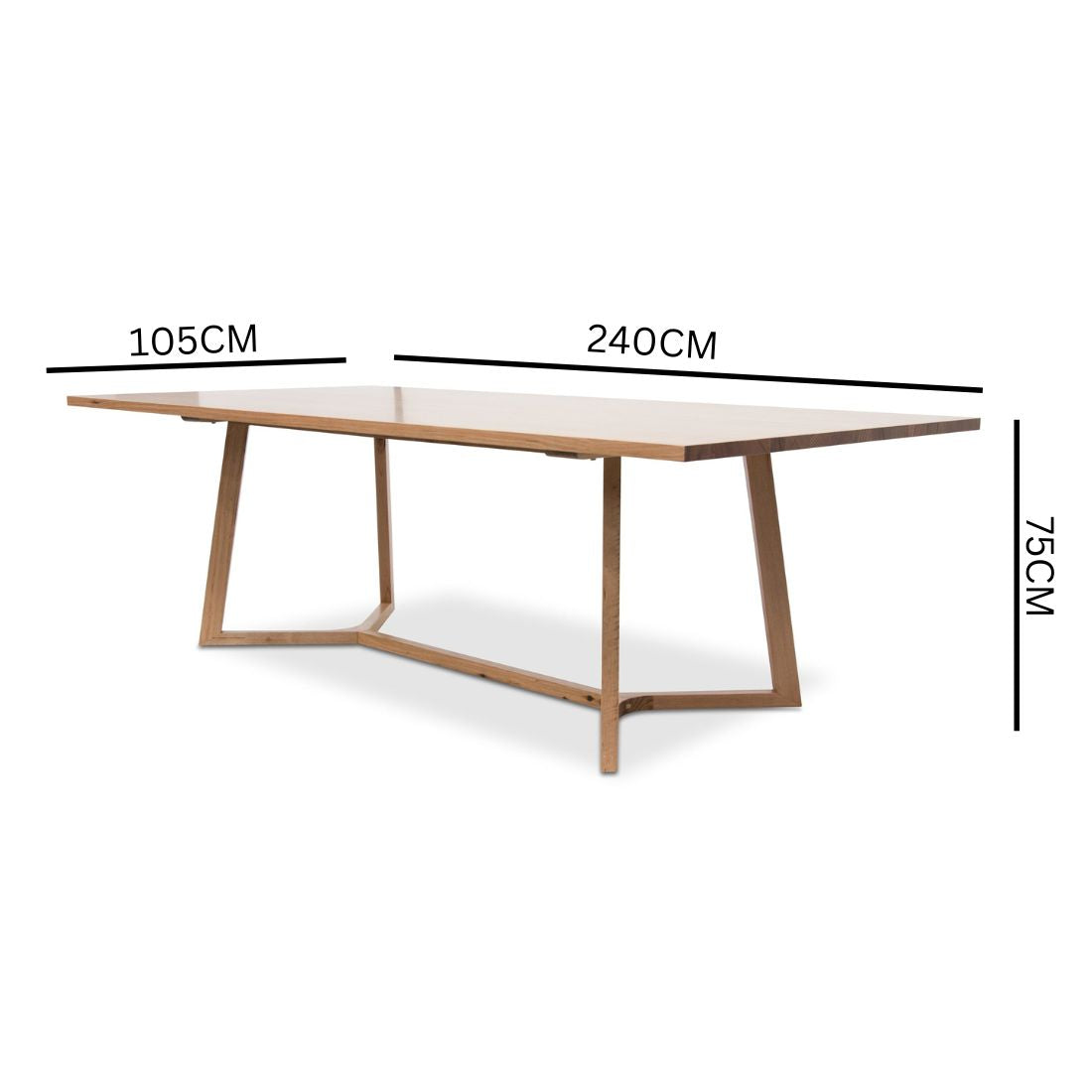 Margery 2.4m Dining Table - Messmate