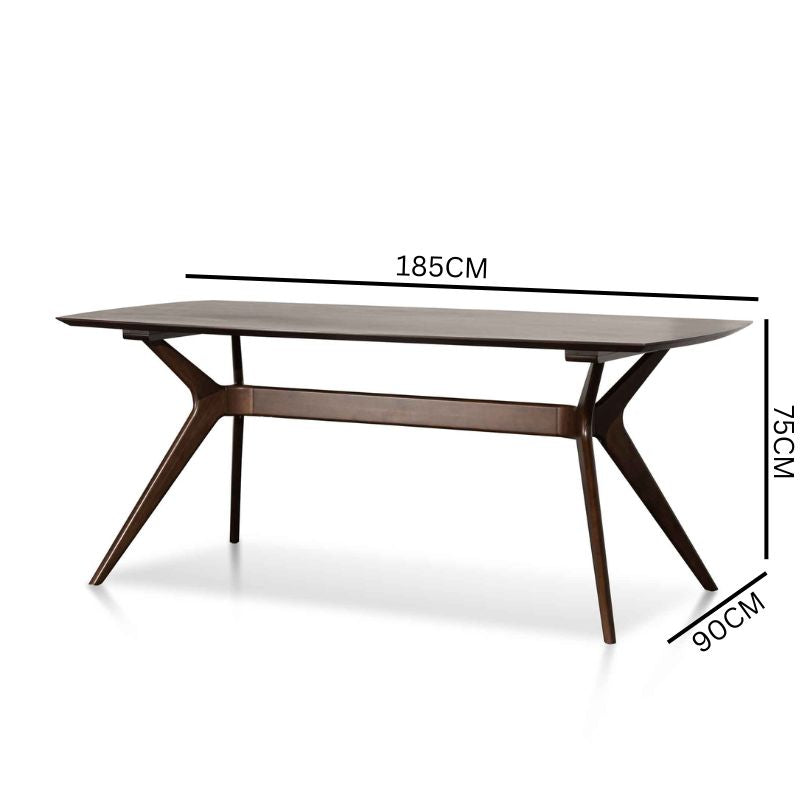 Maya 1.85m Dining Table - Walnut