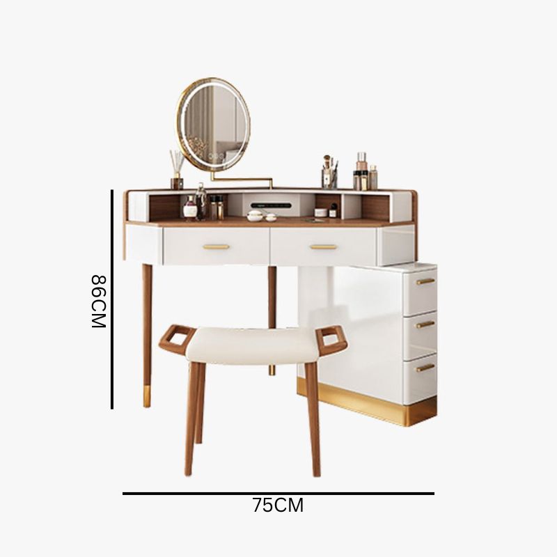 Meera Make Up Vanity / LED Lighting - Ashwood Veneer