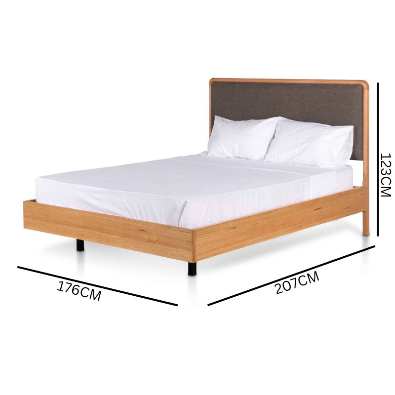 Milo Queen Bed Frame - Messmate