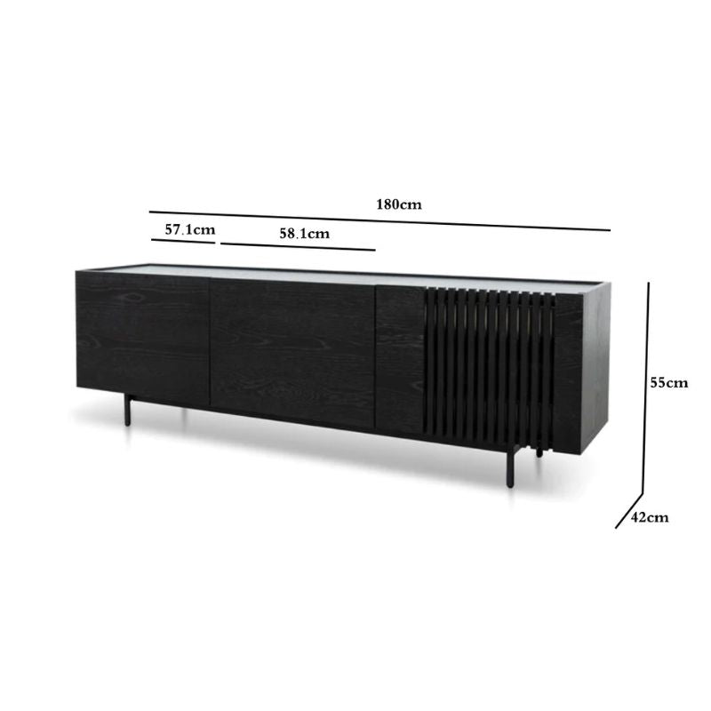 Orion TV Stand - Full Black