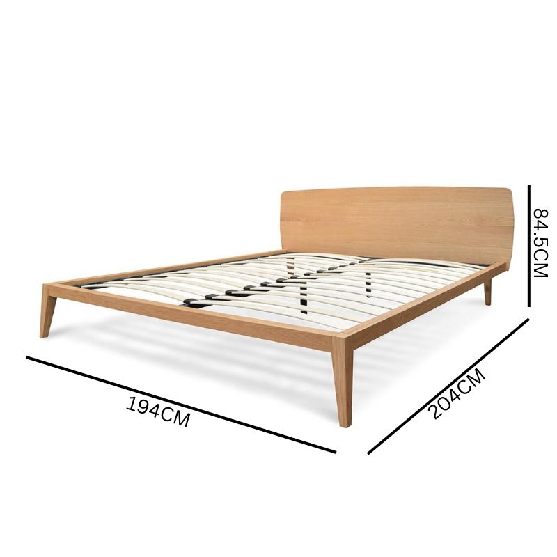 Parker King Bed Frame - Natural Oak