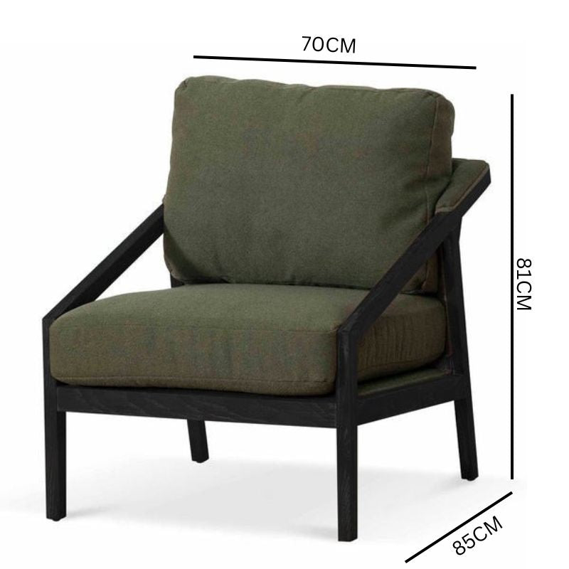 Roland Green  Lounge Chair  Frame