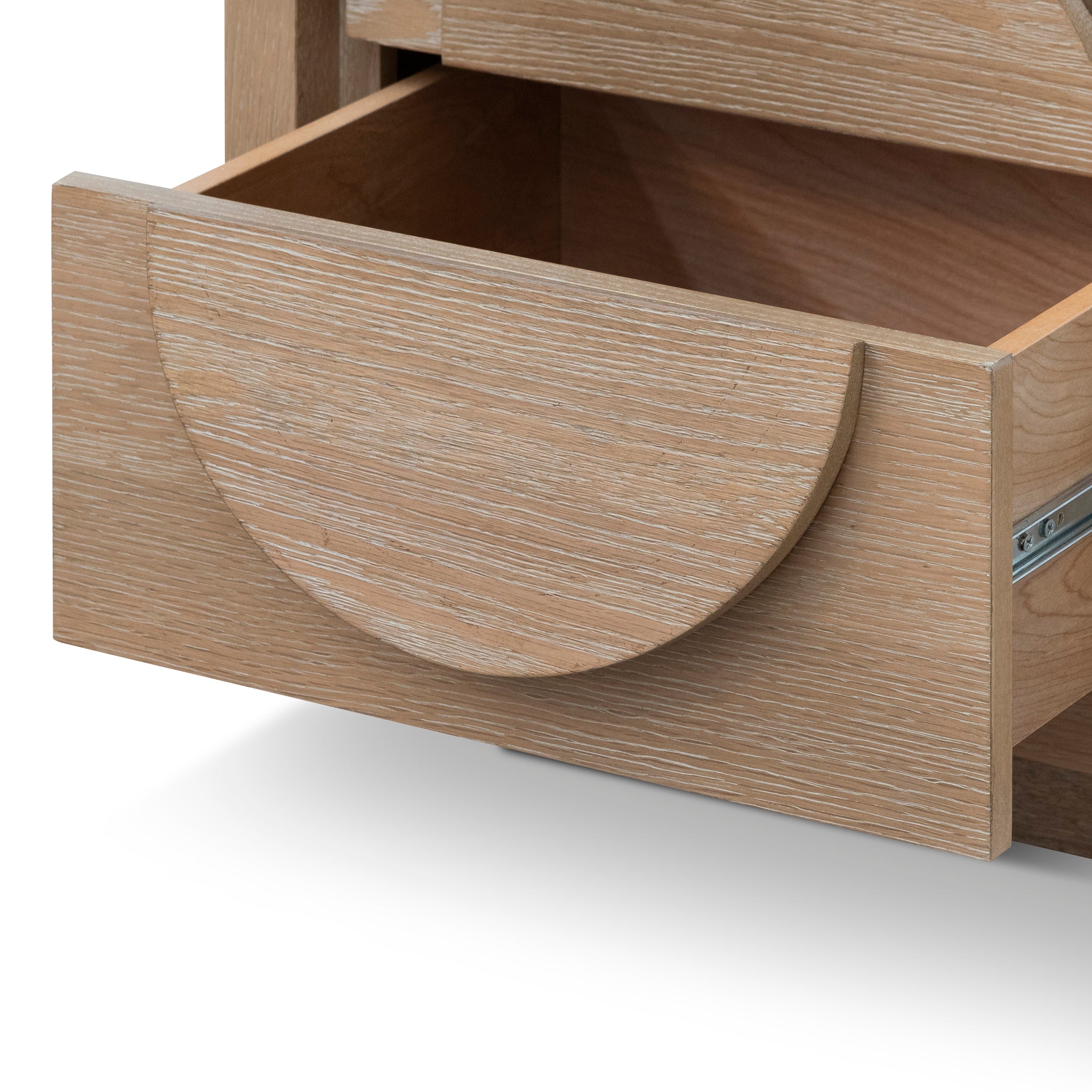 Amiyah Bedside Table - Dusty Oak