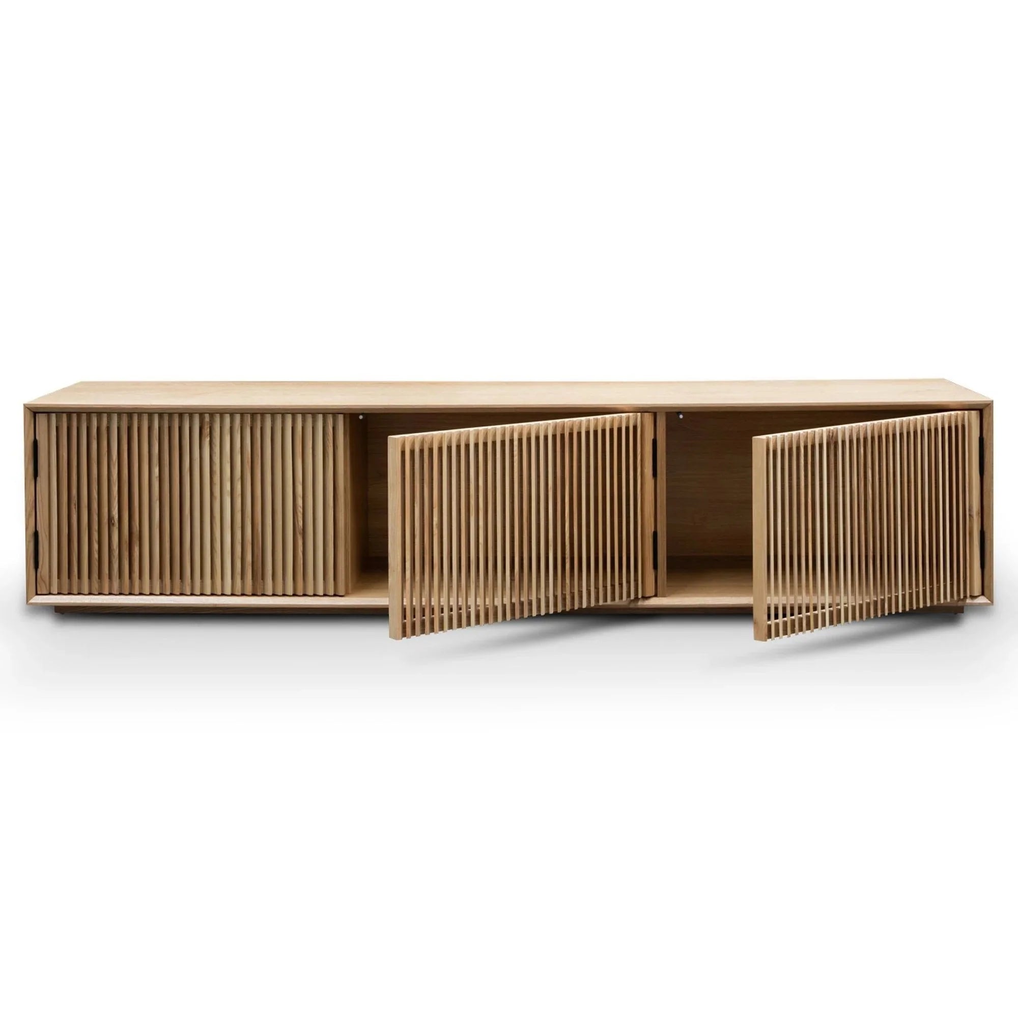 Delilah Wooden TV Entertainment Unit - Natural Ash