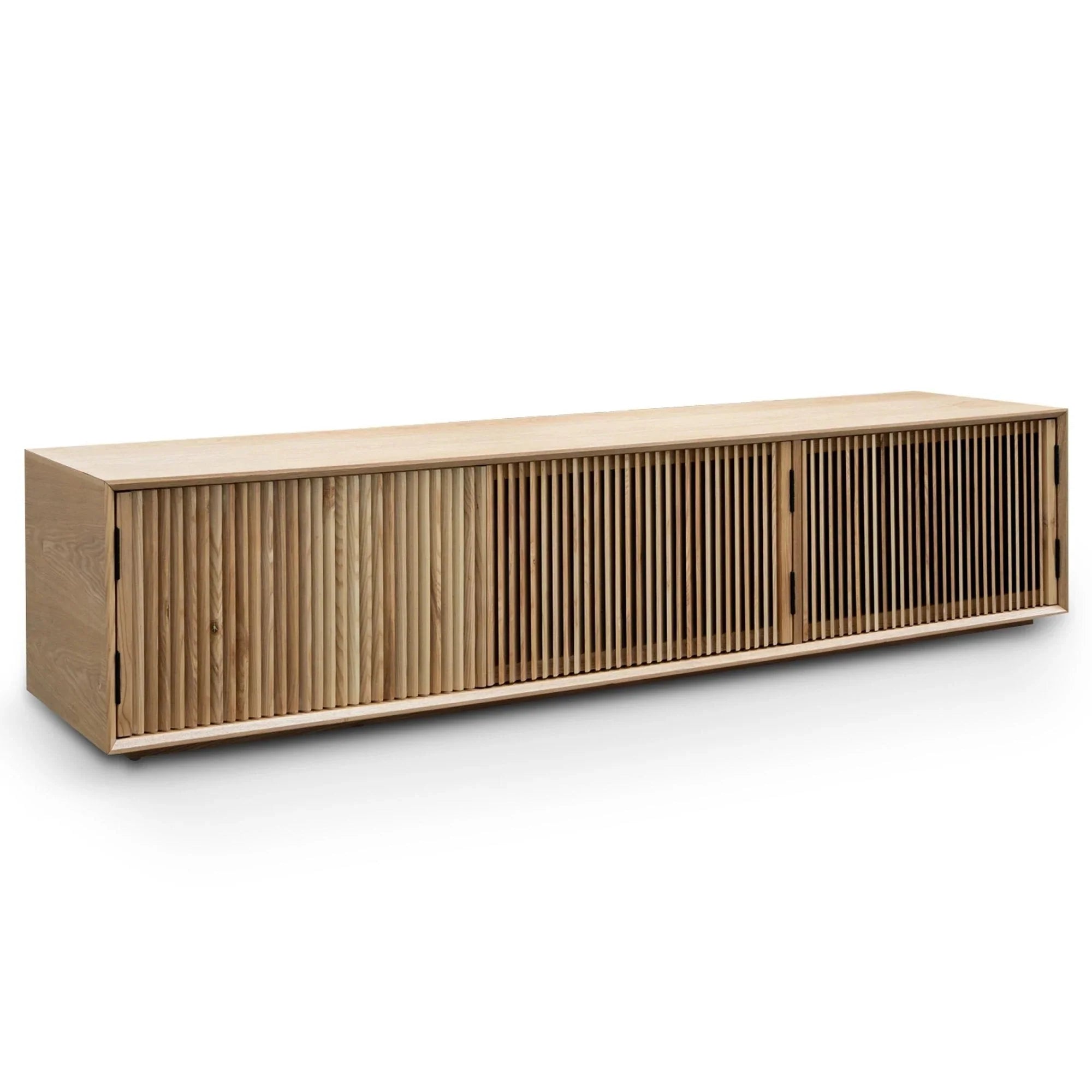Delilah Wooden TV Entertainment Unit - Natural Ash