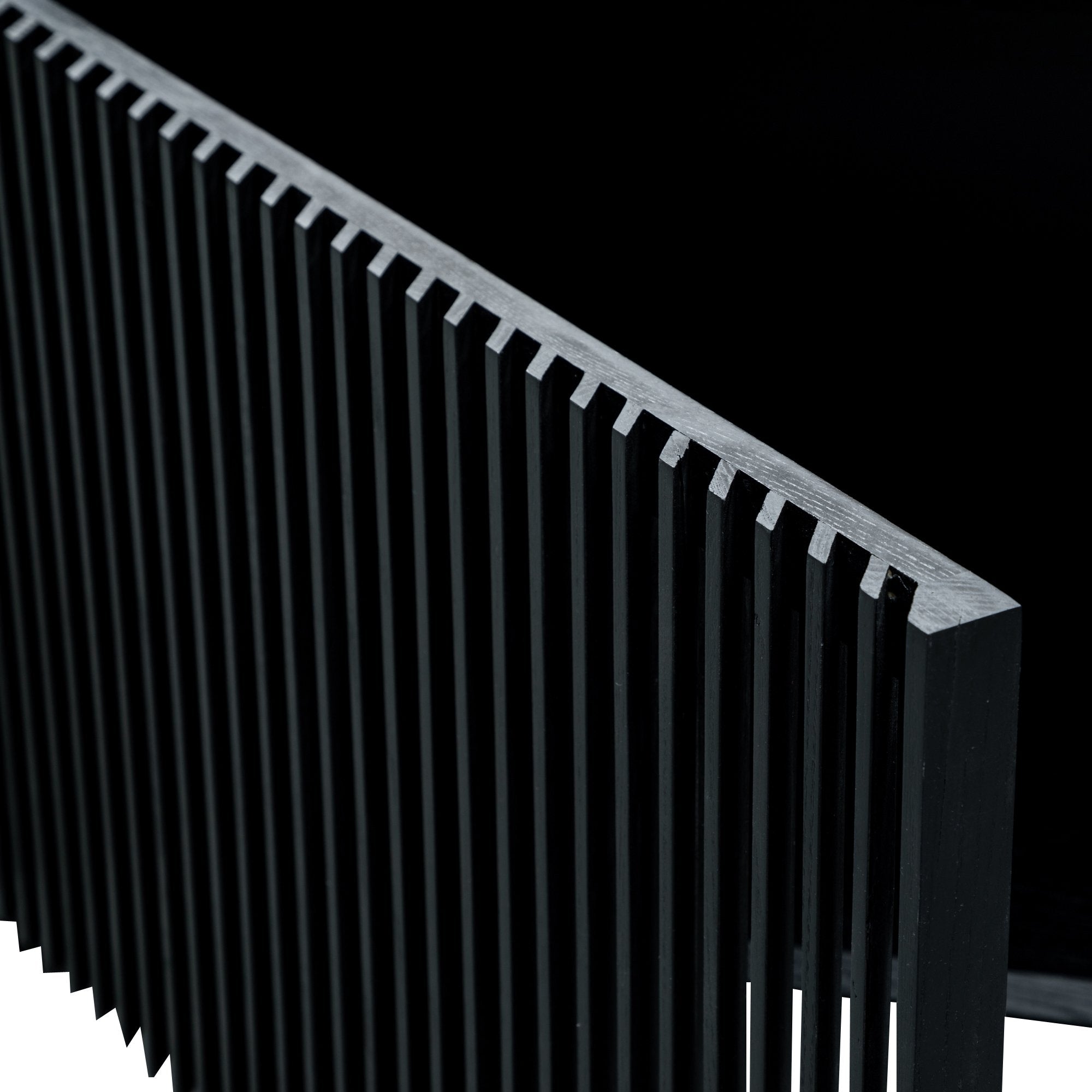 Delilah Wooden TV Stand - Black