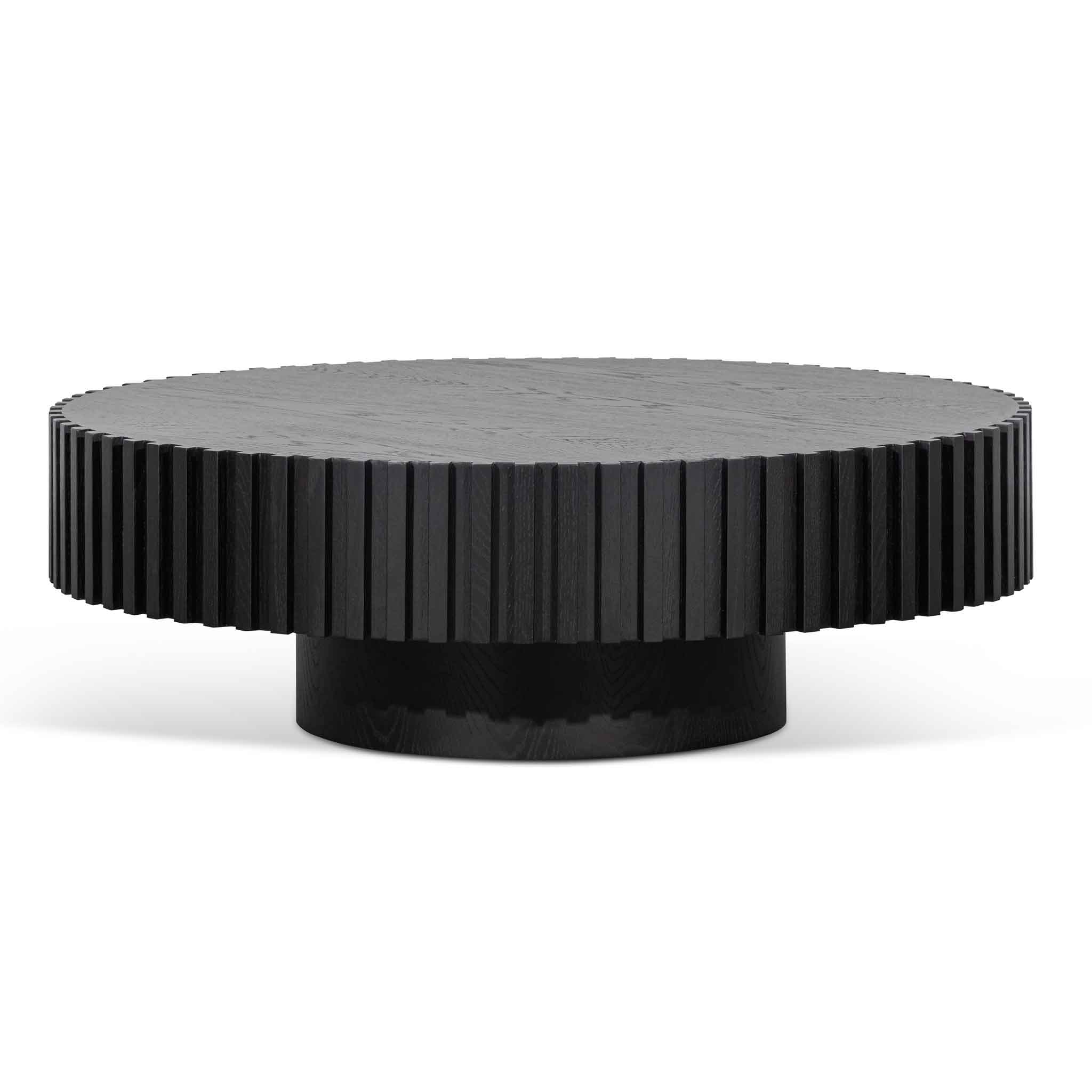 Adrian Oak Round Coffee Table - Coffee Table