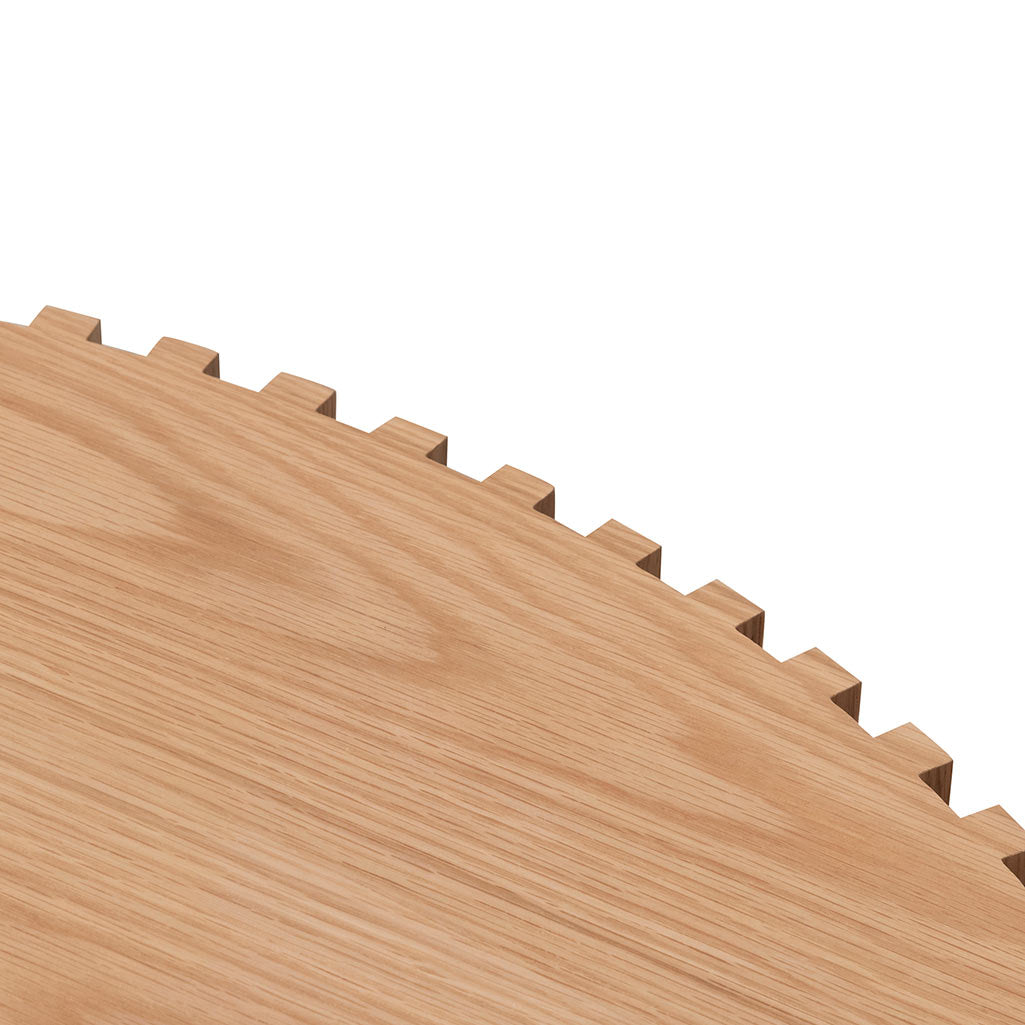 Adrian Oak Round Coffee Table - Coffee Table