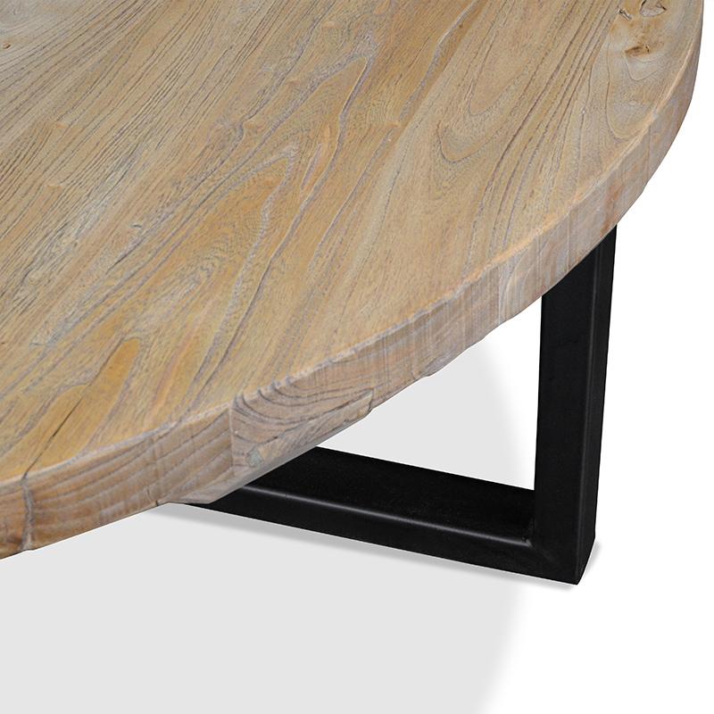 Aiden Reclaimed Round Coffee Table - Coffee Table