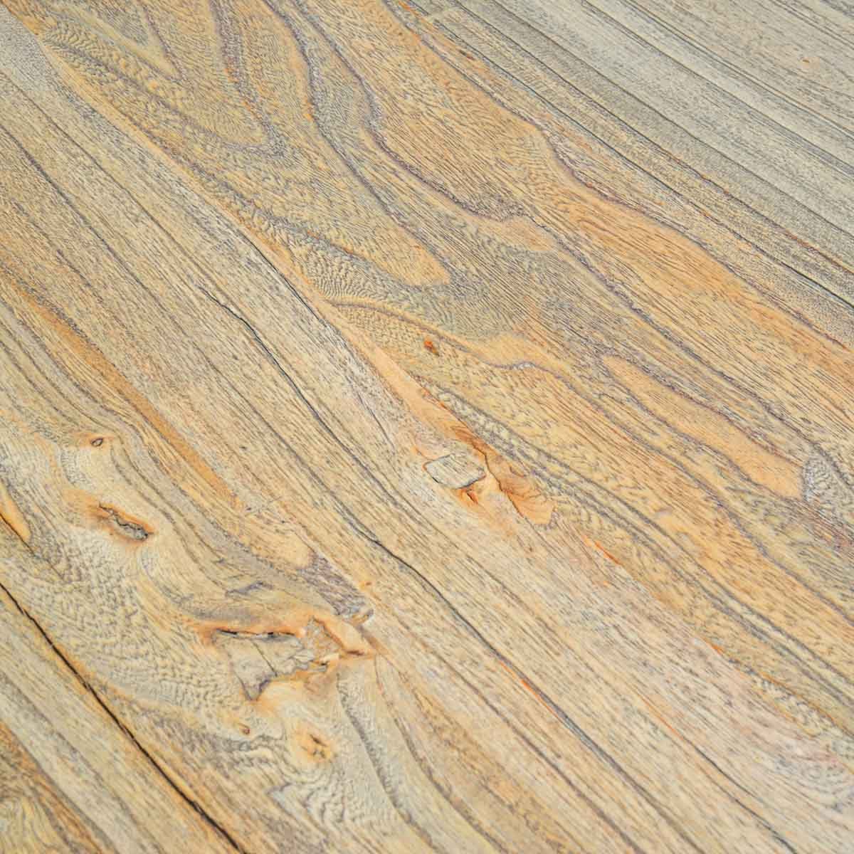 Alba Reclaimed Elm Wood Dining Table 2M - Natural - Dining Tables