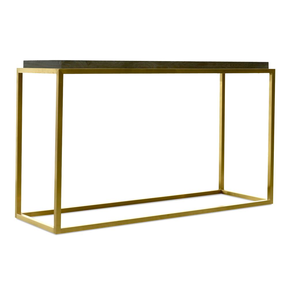 Alexander Console Table - Black & Gold - Console
