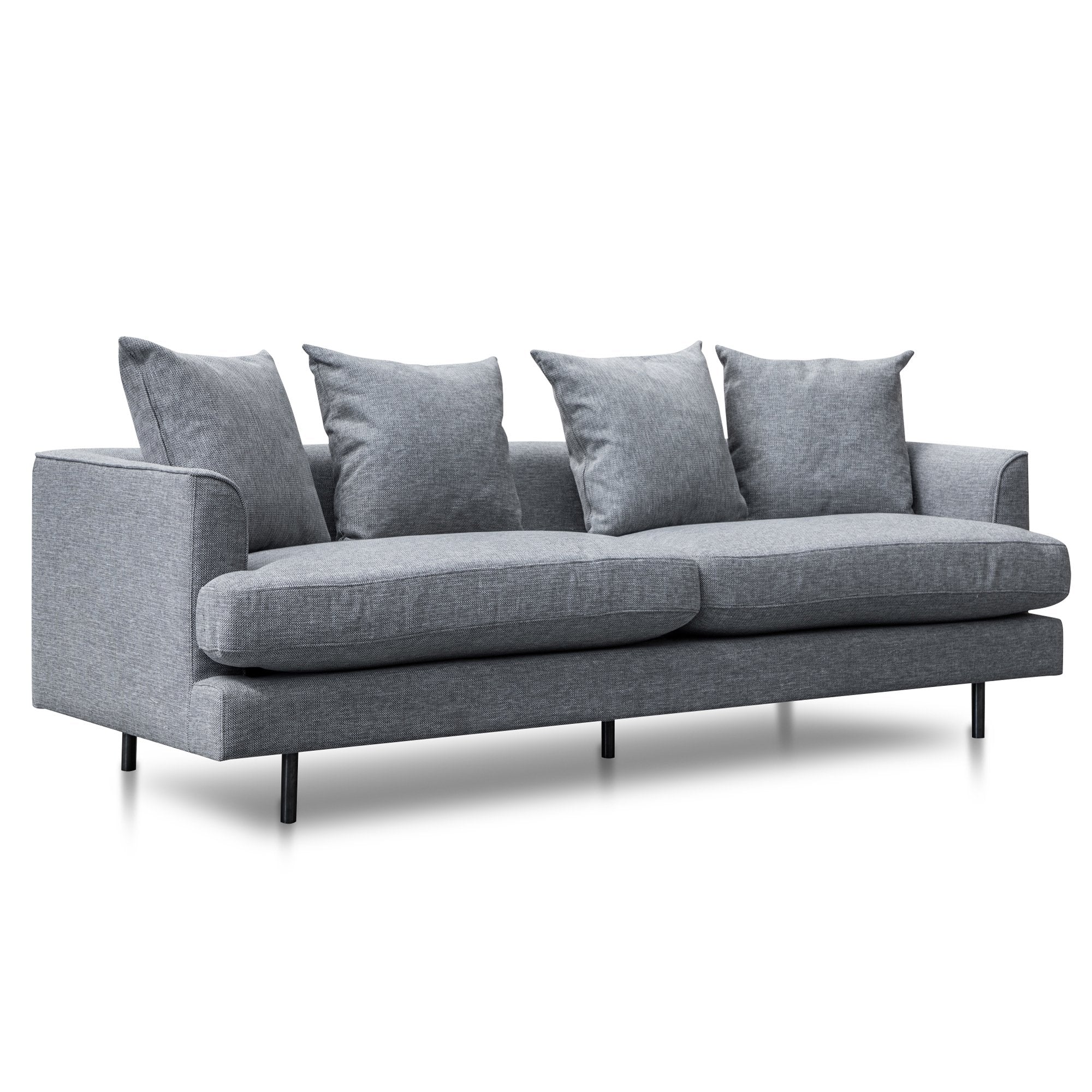 Alexer 3S Sofa - Graphite Grey - Sofas