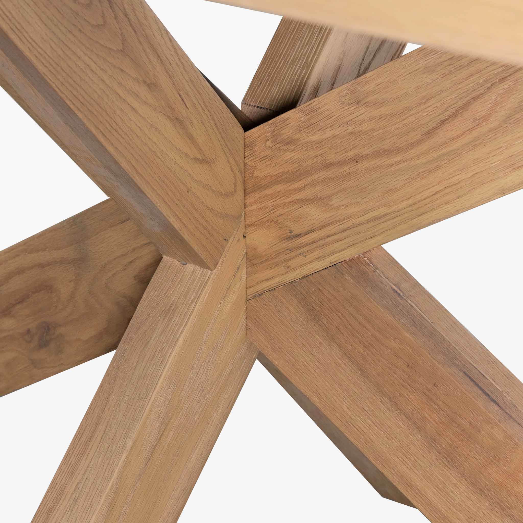 Amazon 2.2m Wooden Dining Table - Distress Natural - Dining Tables