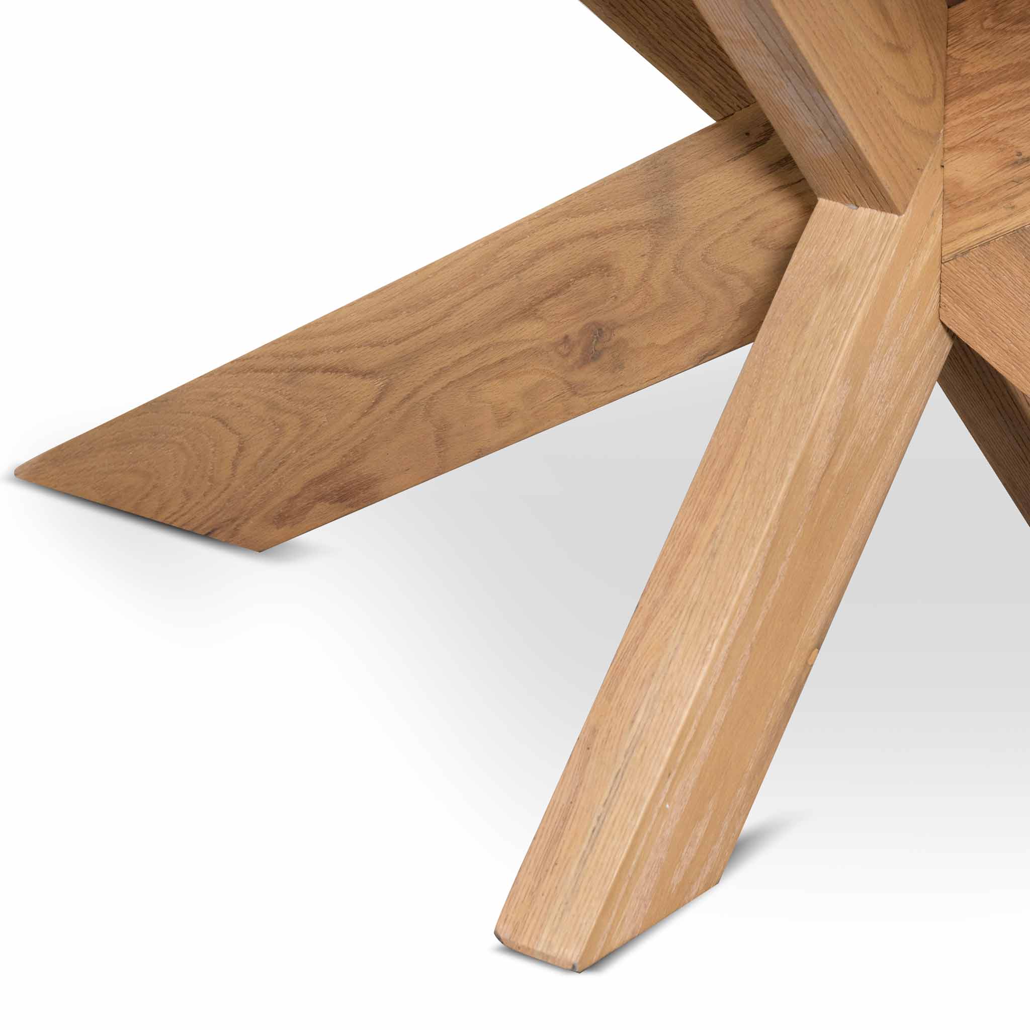 Amazon 2.2m Wooden Dining Table - Distress Natural - Dining Tables