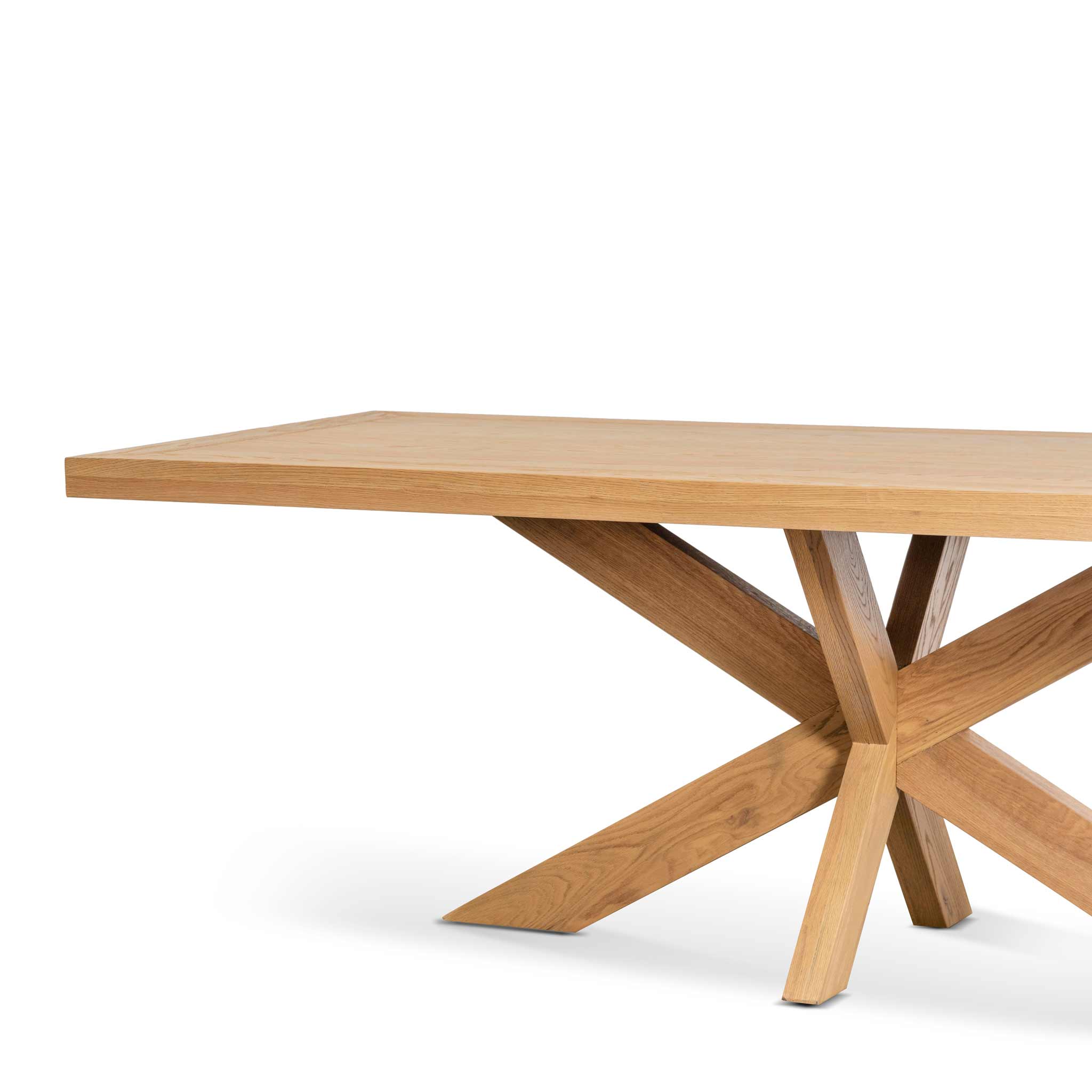Amazon 2.2m Wooden Dining Table - Distress Natural - Dining Tables